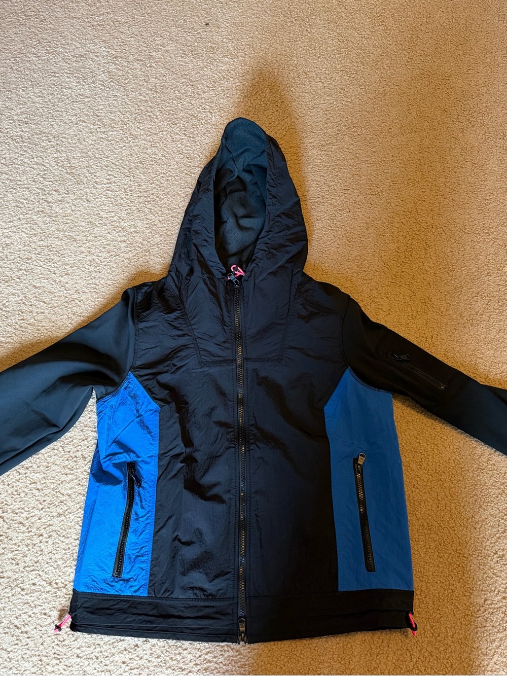 Under Armour Black Hooded Zip Jacket
